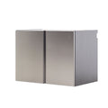 Wall Mounted Garage Cabinet with Soft Close Doors - Dark Gray