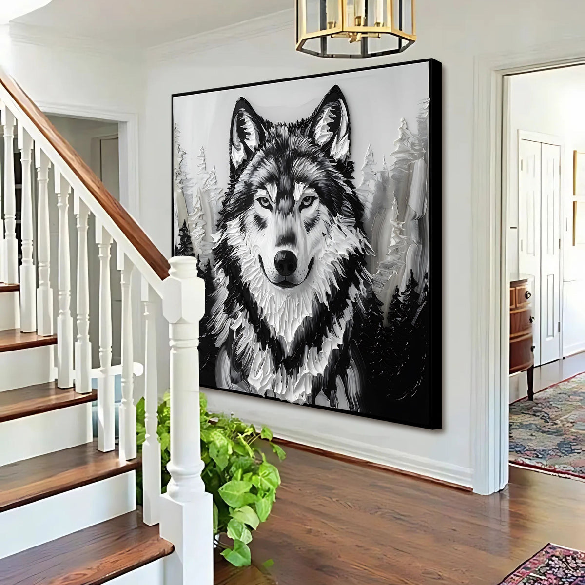 Wolf Wall Art IV