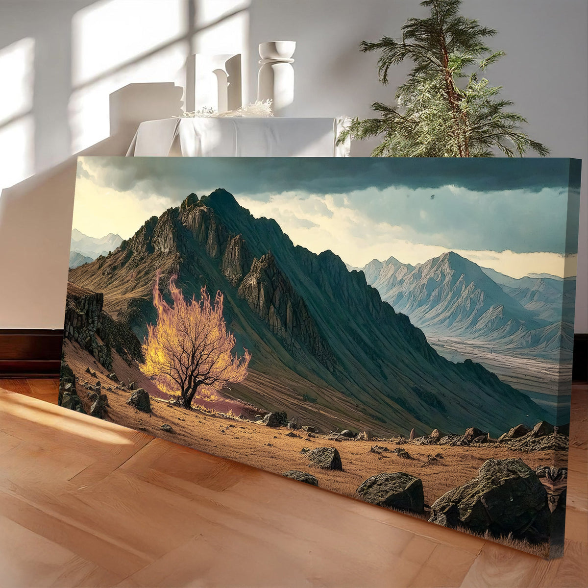 Burning Bush - Faith Wall Art VI