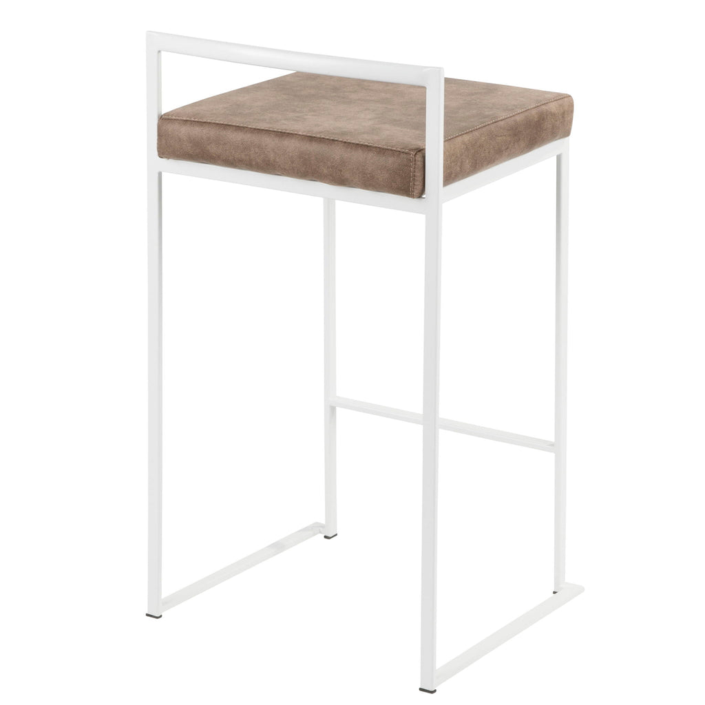Stackable Counter Stool with Padded Comfort Seat - Multiple Colors