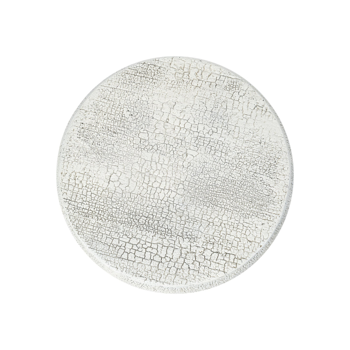 Outdoor Patio Accent Table with Crack Process - Magnesium Oxide Finish