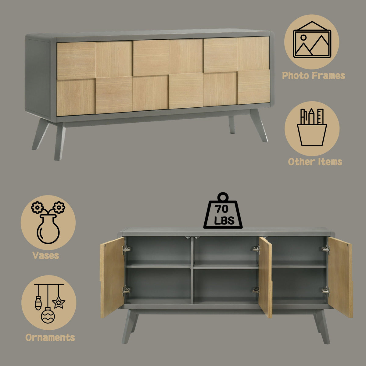 Blayde Server with Ample Storage - Natural / Gray