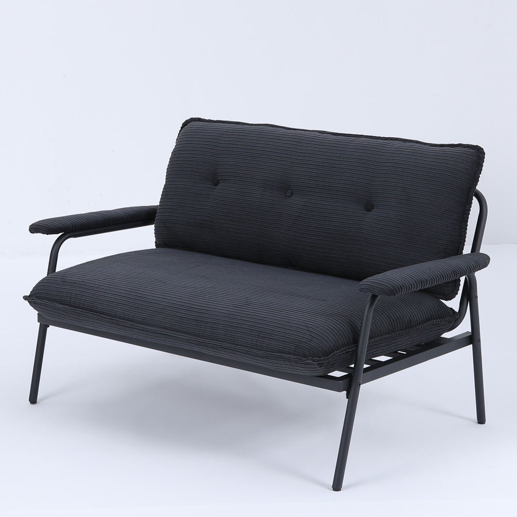 Modern Metal Frame Sofa with Sponge Filling - Beige