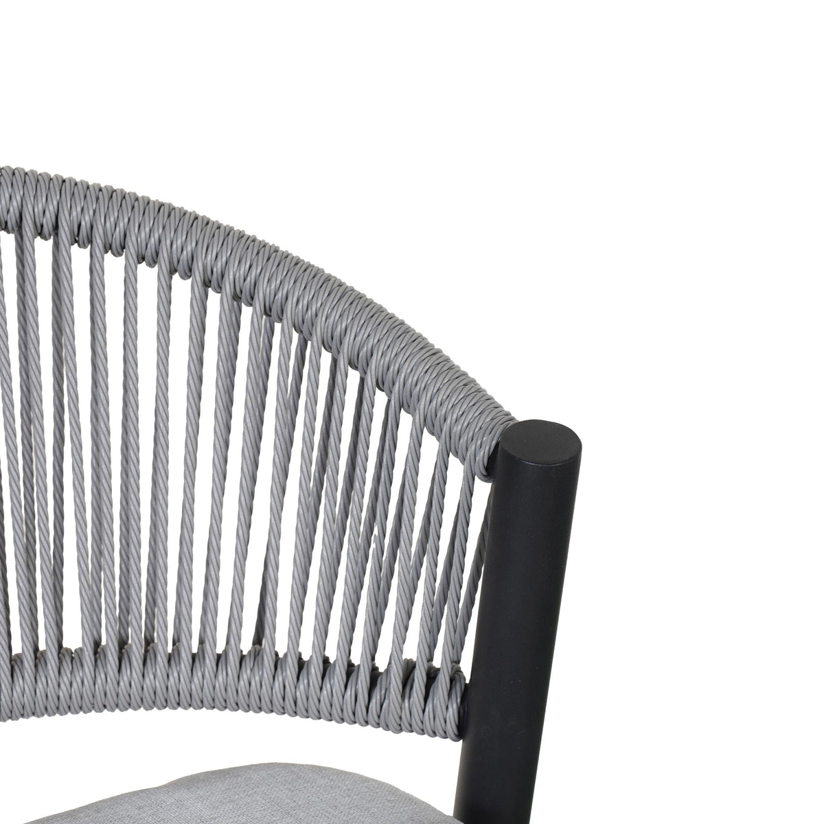 Outdoor Bar Height Metal Frame Counter Stools