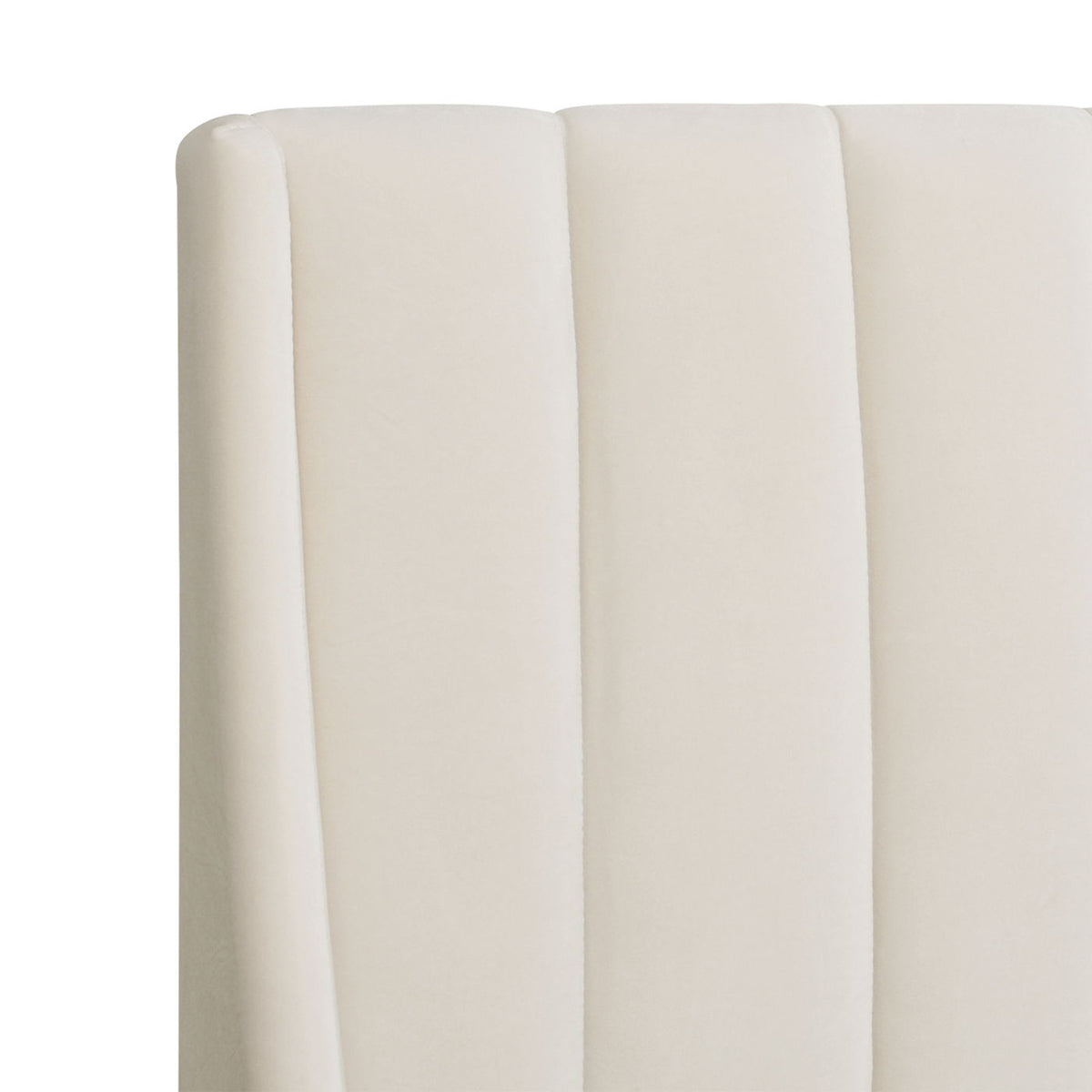 Vertical Tufted Modern Headboard Platform Bed Set with Upholstered Finish - Multiple Colors
