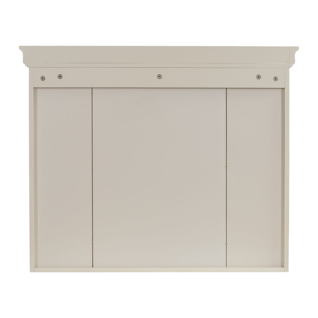 Wall Mounted Bathroom Storage Cabinet with Mirror Door - 35.5" Wide