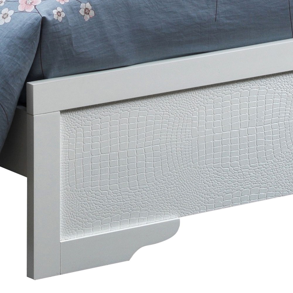 LED Upholstered Bed with Jewel Tufted Headboard - Multiple Colors
