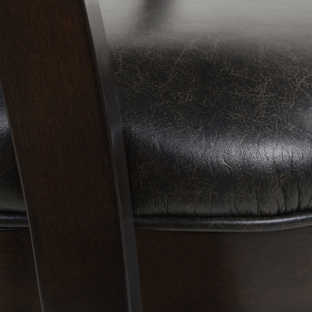 Swivel Counter Height Bar Stool with High Backrest and Solid Hardwood - Multiple Colors
