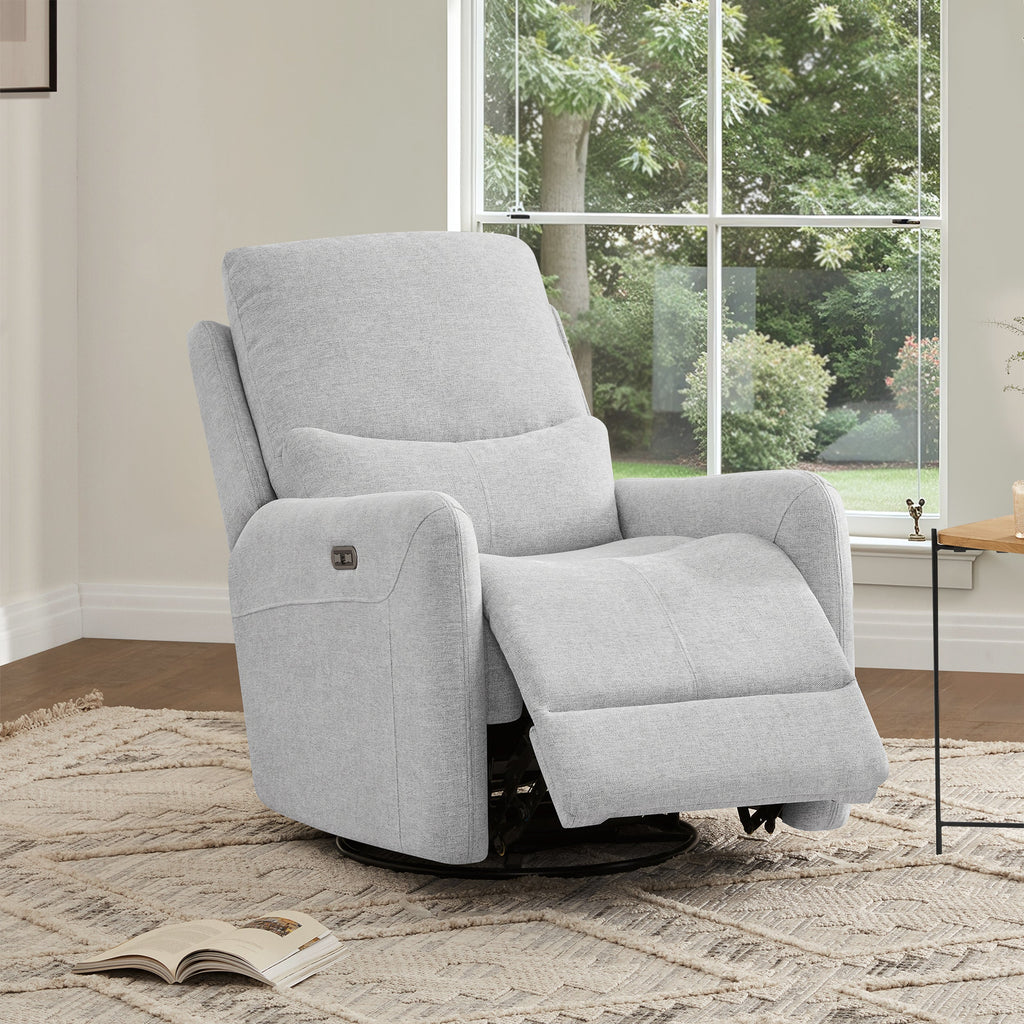 Dublin 30" Swivel Power Recliner Arm Chair with 360° Swivel - Heathered