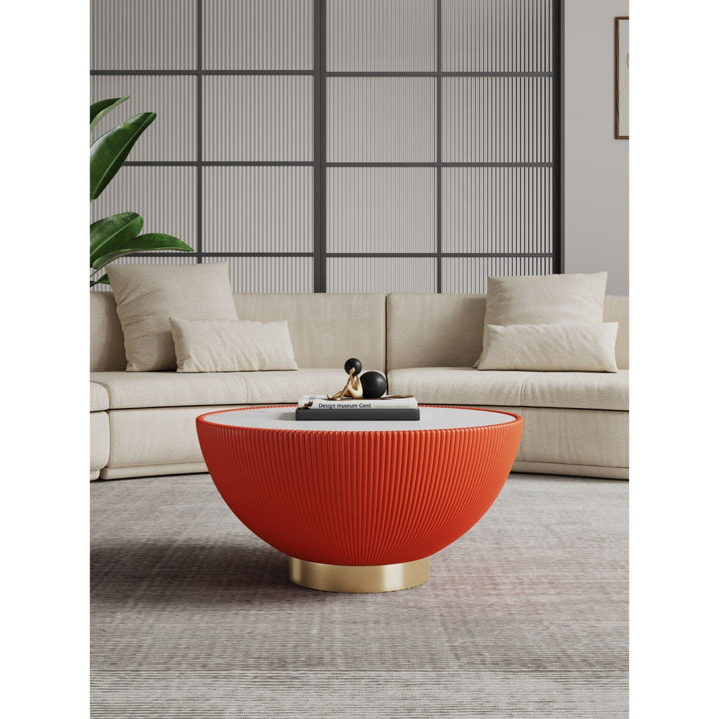 Anderson Coffee Table with Sintered Stone Top - Multiple Colors