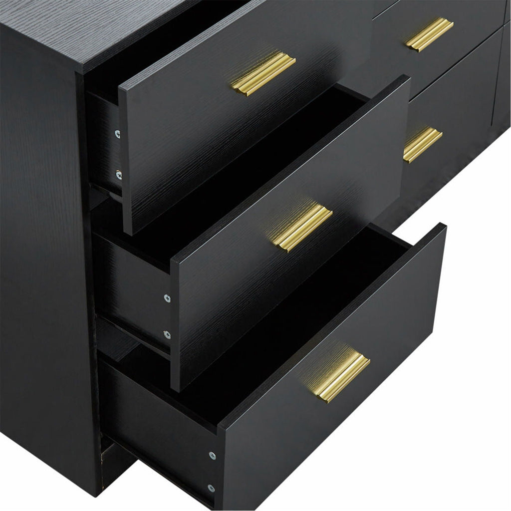 Modern Drawer Dresser with Ample Storage - Multiple Colors