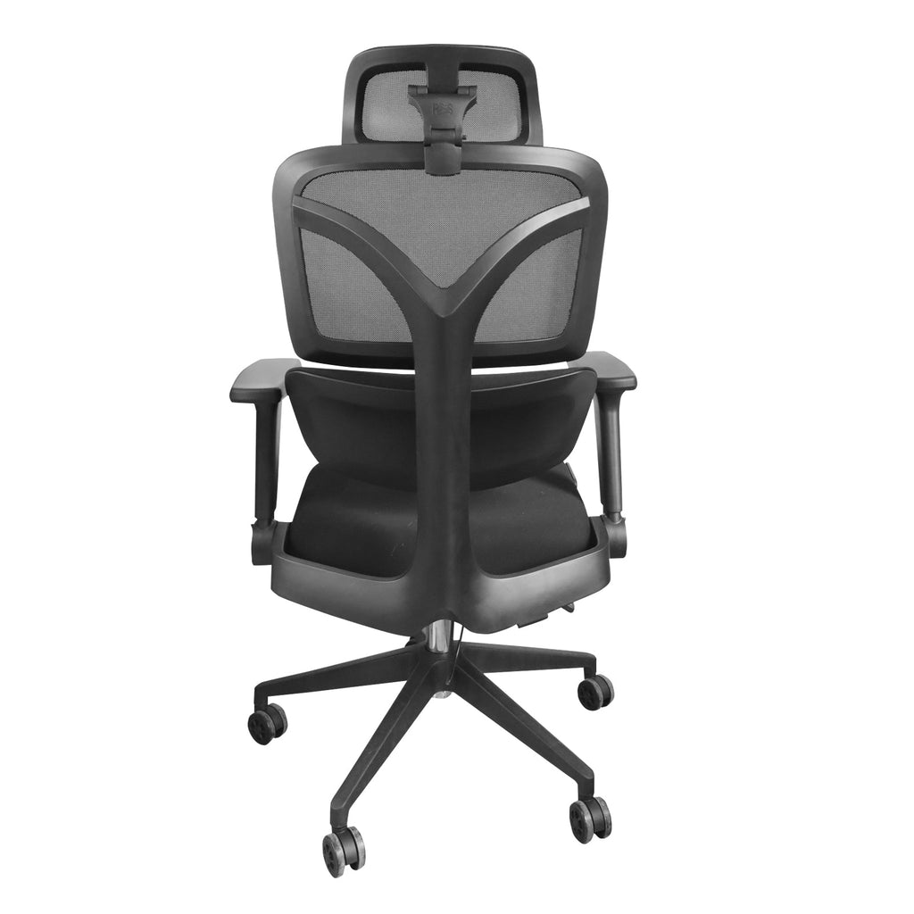Zero Gravity Ergonomic Office Chair with 4-Way Lumbar Support - Black Mesh