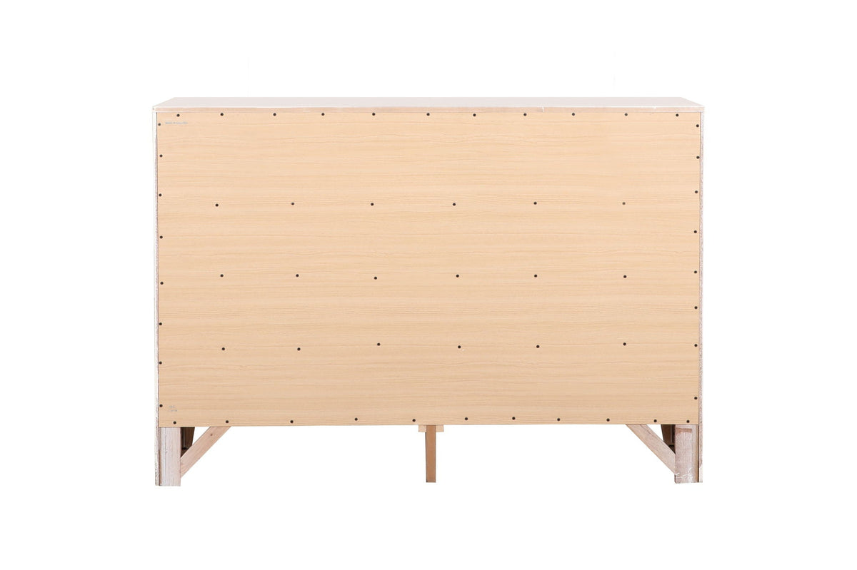 Marilla Dresser with Molded Resin Drawer Fronts - Multiple Colors