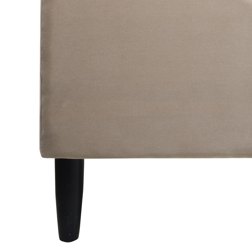 Vertical Tufted Modern Headboard Platform Bed Set with Upholstered Finish - Multiple Colors