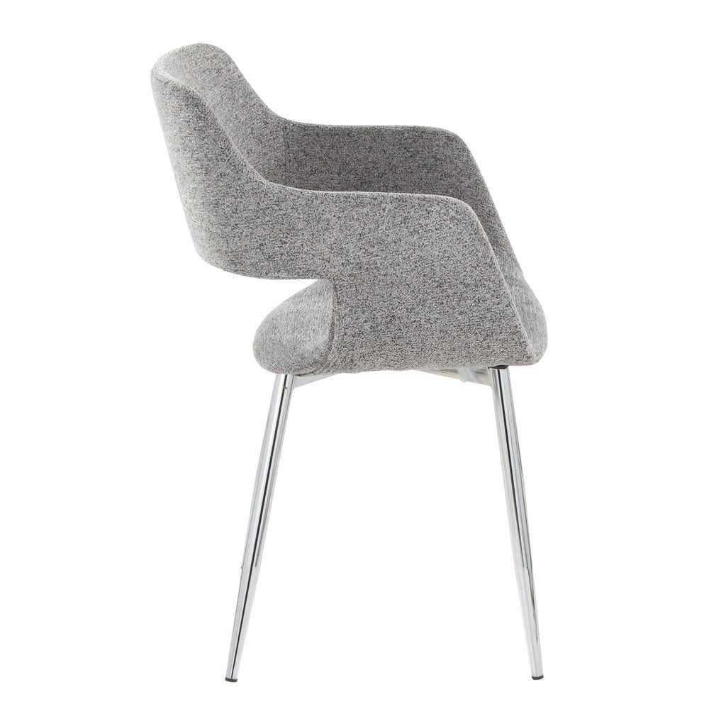 Contemporary Dining Chair Set with Metal Legs – Multiple Colors