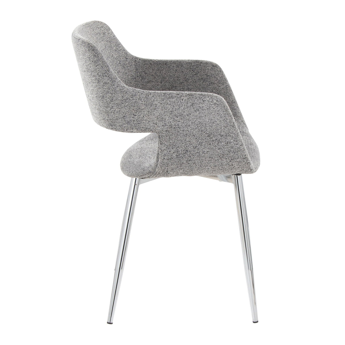 Contemporary Dining Chair Set with Metal Legs – Multiple Colors