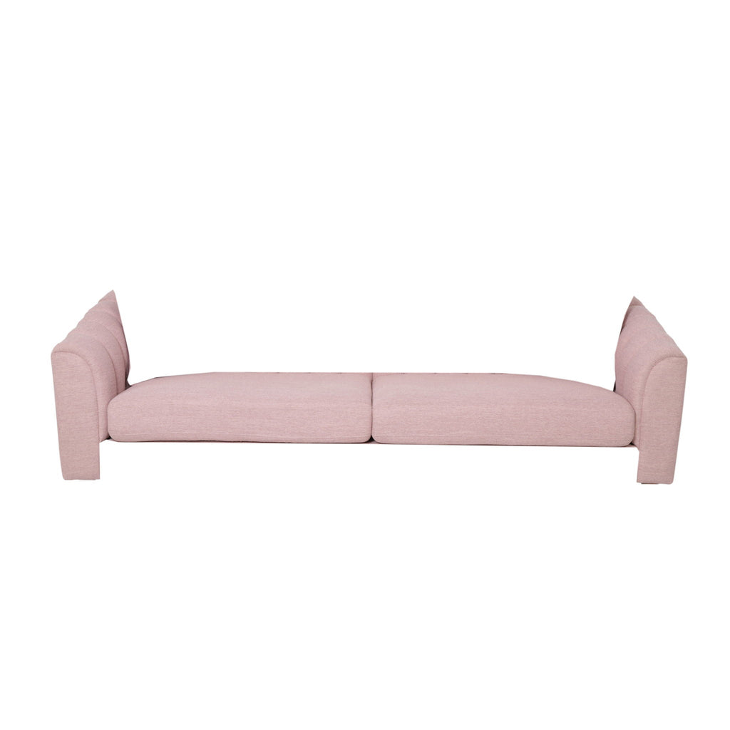 Contemporary 3 Seater Sofa with Button Tufted Accents - Dark Green or Beige