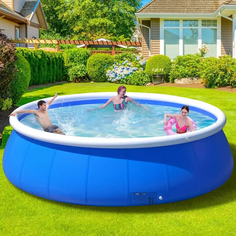 Butterfly Design Inflatable Swimming Pool with Durable PVC – Multi-Color