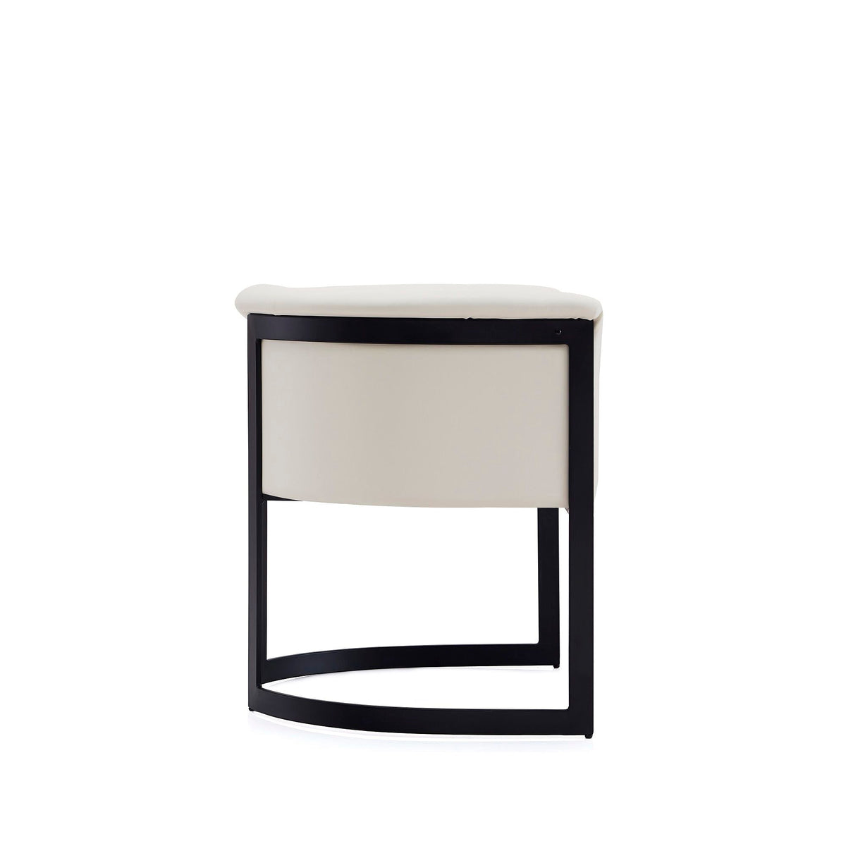 Corso Dining Chair with Modern Metal Frame - Available in Beige, Light Brown, Dark Gray