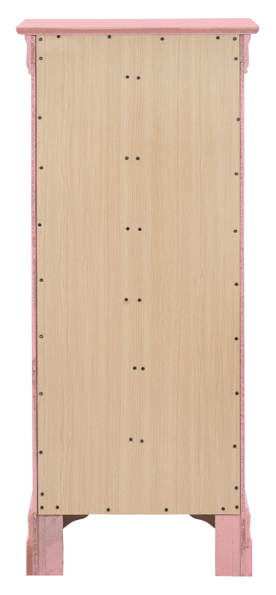 Traditional Style Lingerie Chest with Carved Base - Multiple Colors