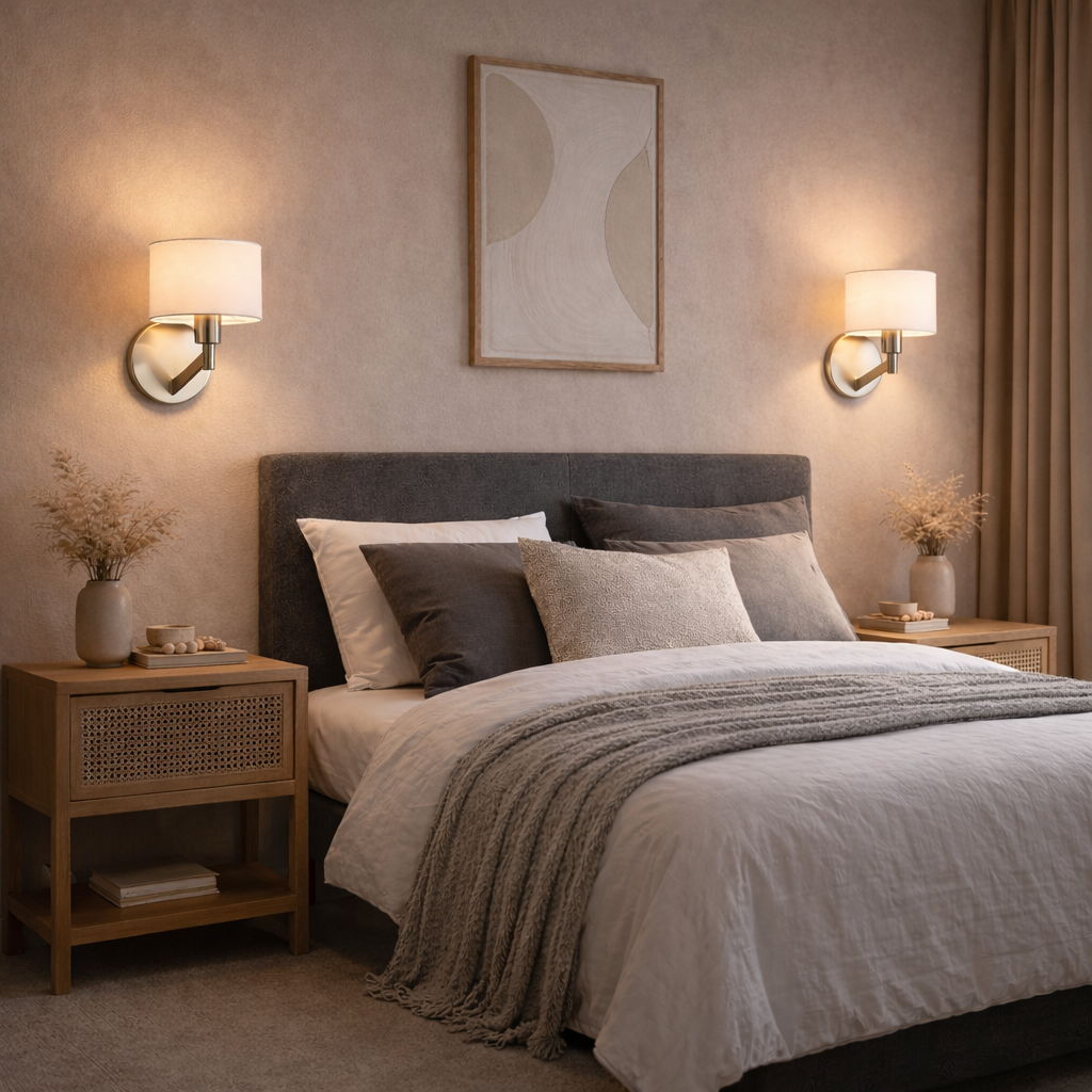 Nebula - Base Wall Lamp With Rotary Switch Shade