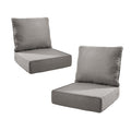 6 Inch Thick Outdoor Chair Cushion Set - Gray