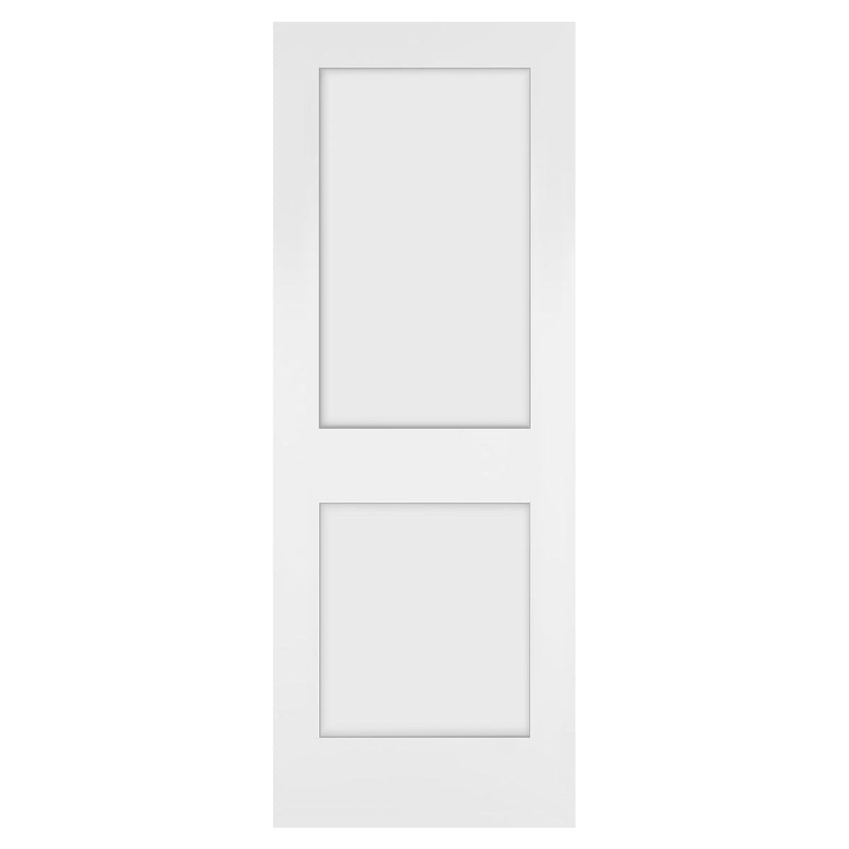 30 In. x 80 In. Shaker Door with Primed Finish - White