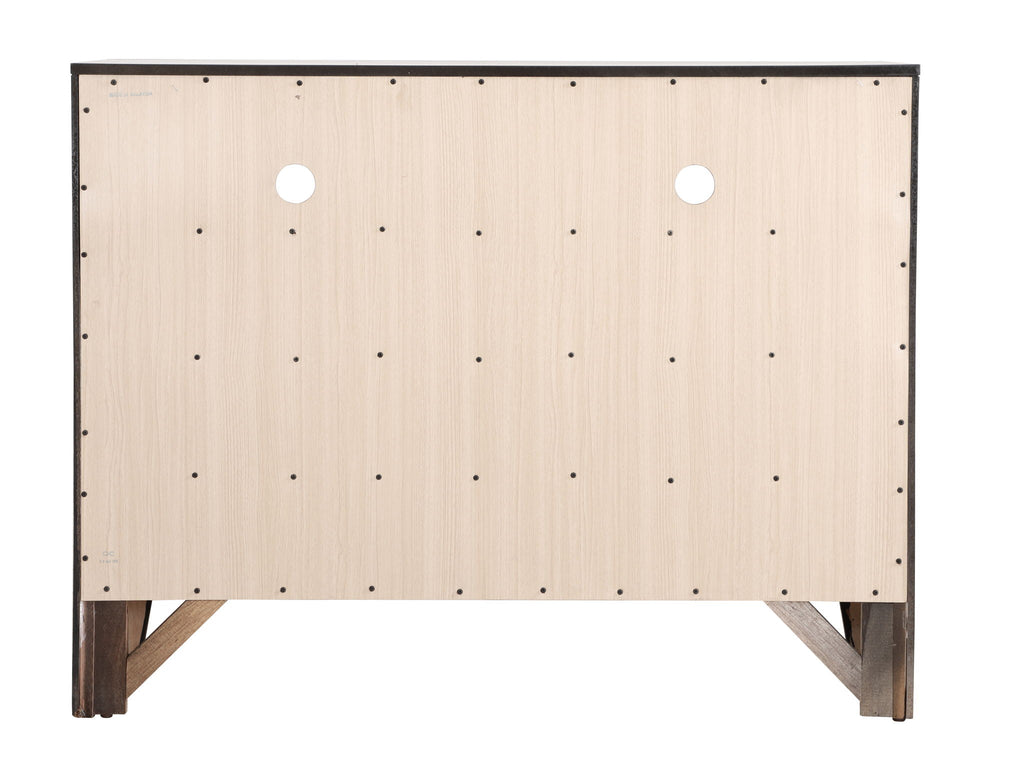 Media Chest with Modern Beveled Drawer Fronts - Multiple Colors