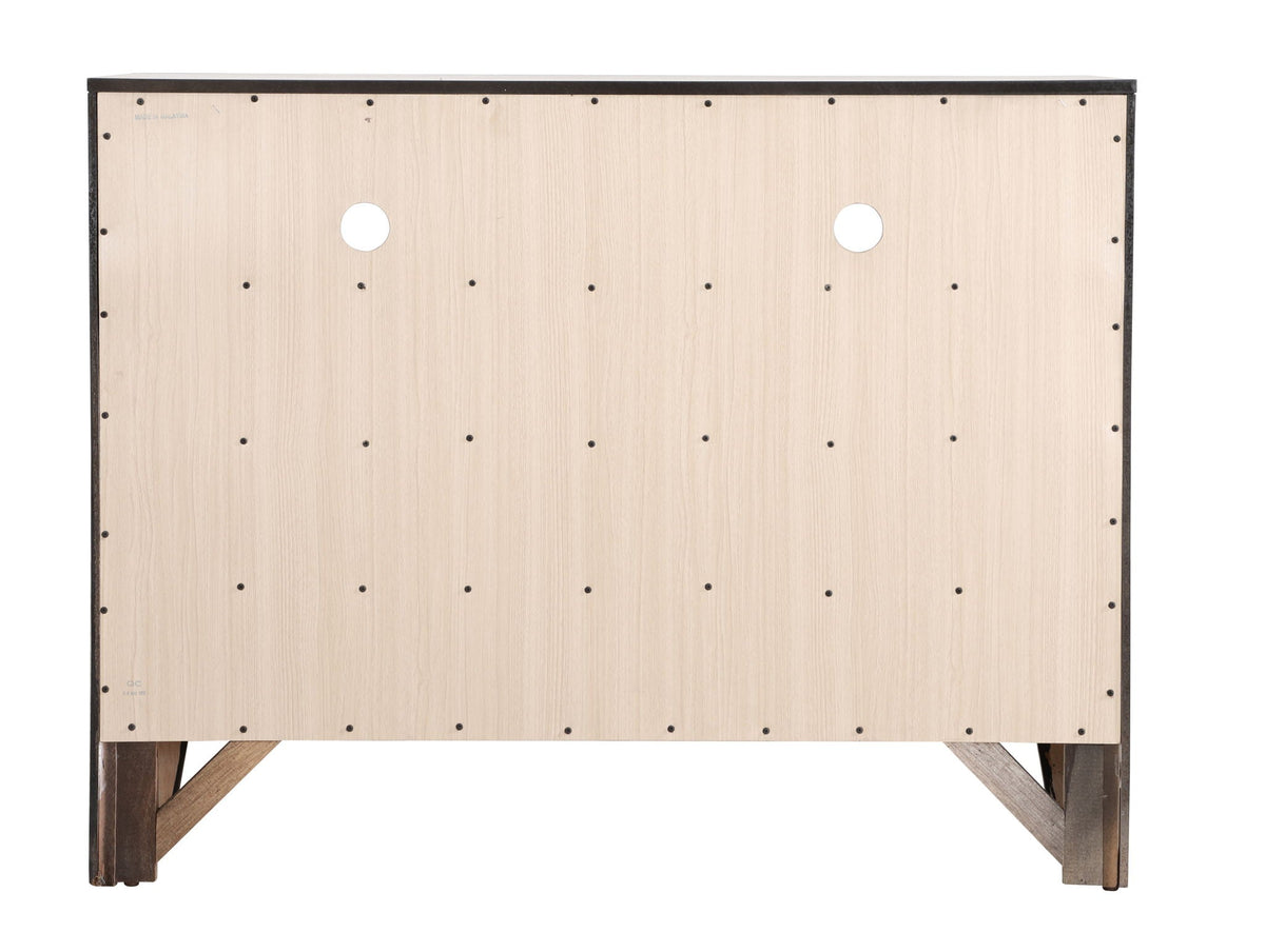 Media Chest with Modern Beveled Drawer Fronts - Multiple Colors