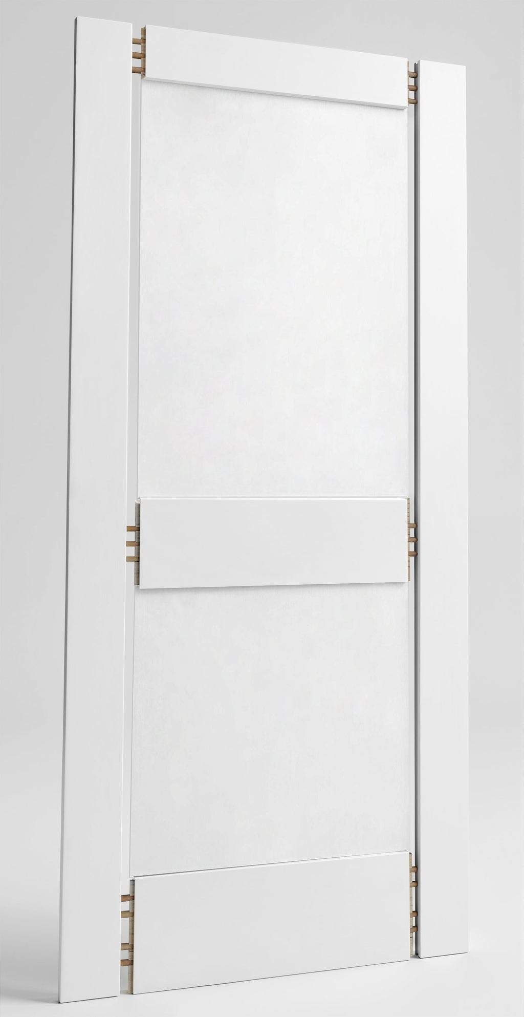 30 In. x 80 In. Shaker Door with Primed Finish - White