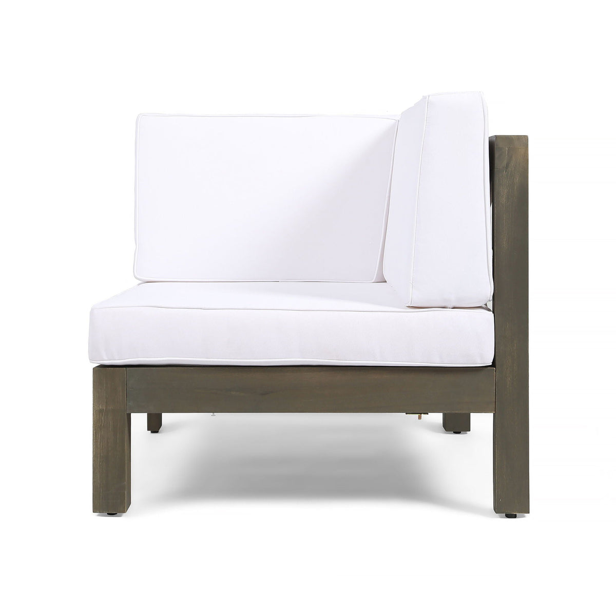 Oana 3 Piece Loveseat Set with Coffee Table - Acacia Wood Outdoor Seating