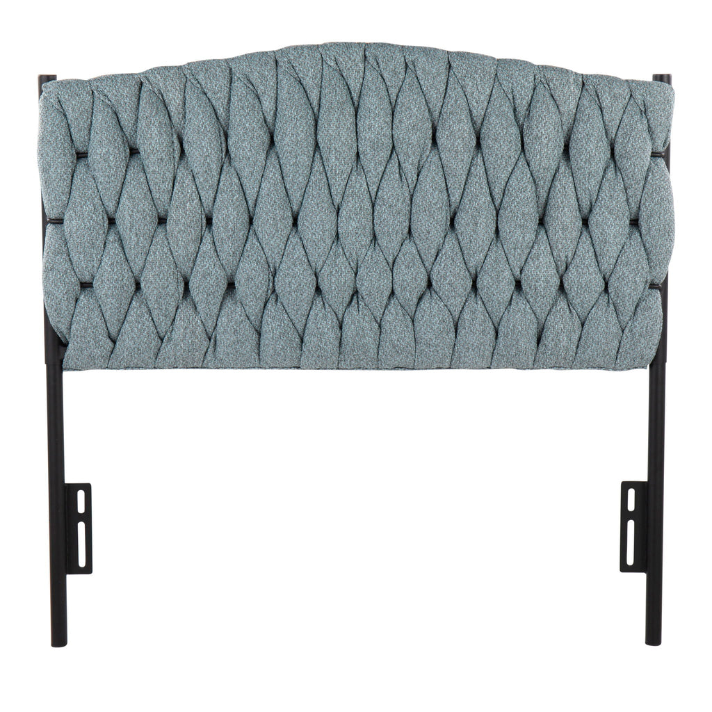 Braided Matisse Contemporary Design Upholstered Headboard - Twin Size