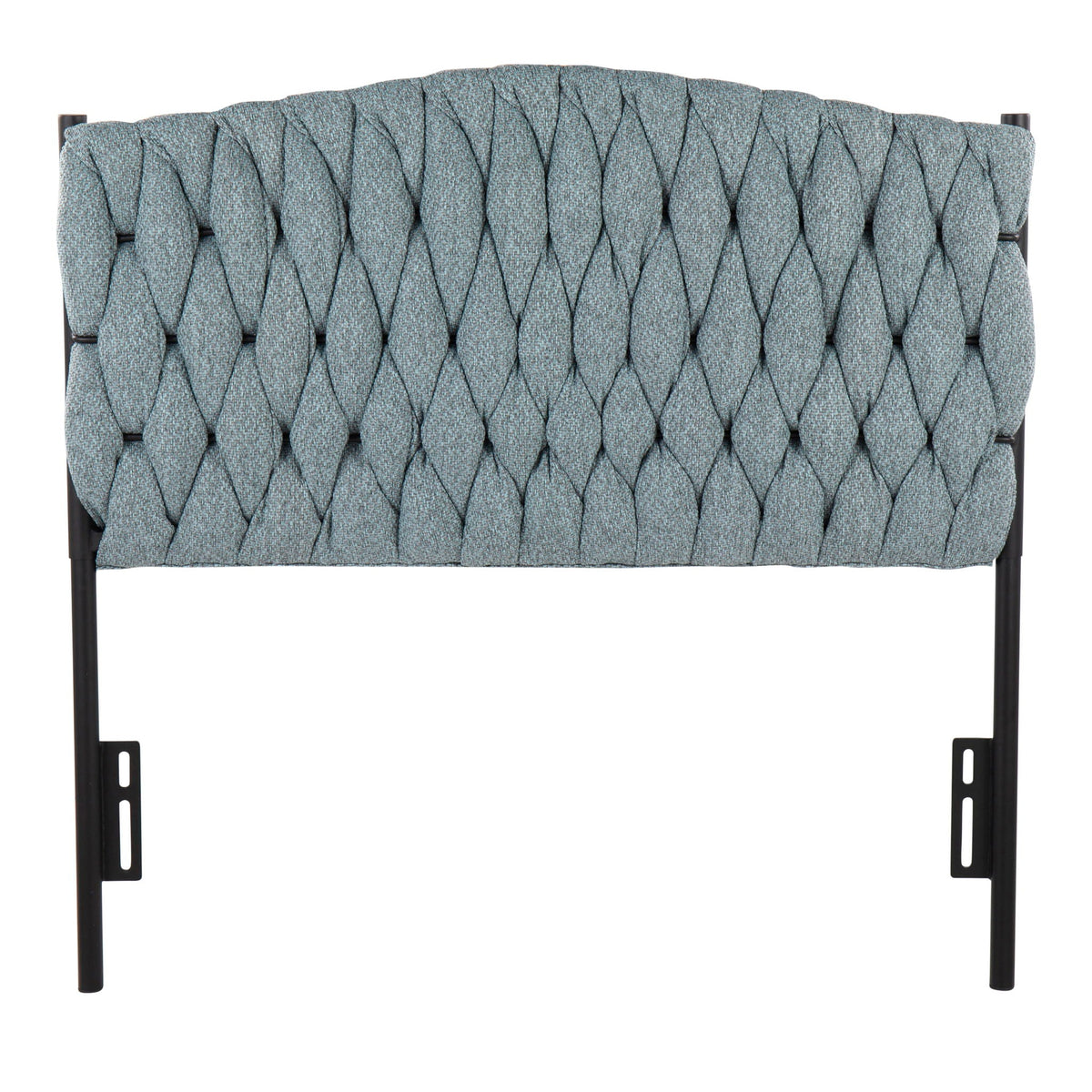 Braided Matisse Contemporary Design Upholstered Headboard - Twin Size