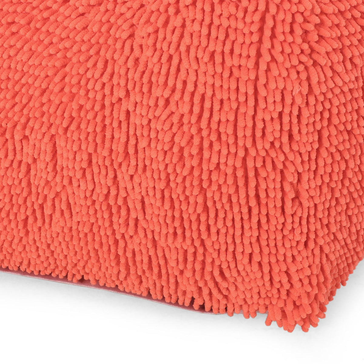Spongy Square Pouf Soft Seating with Microfiber Cover - Multiple Colors