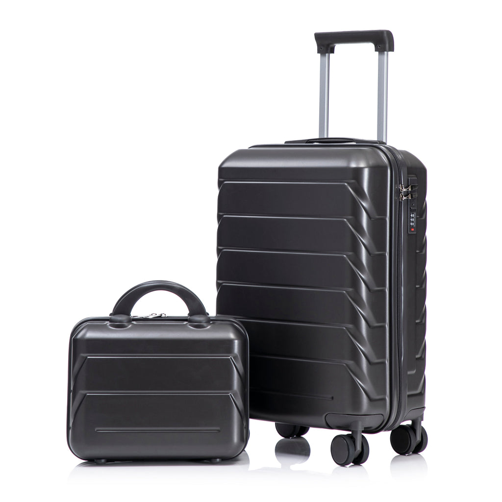 ABS Spinner Wheel Luggage Set with 360° Spinner Wheels - Dark Gray