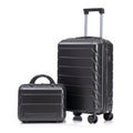 ABS Spinner Wheel Luggage Set with 360° Spinner Wheels - Dark Gray