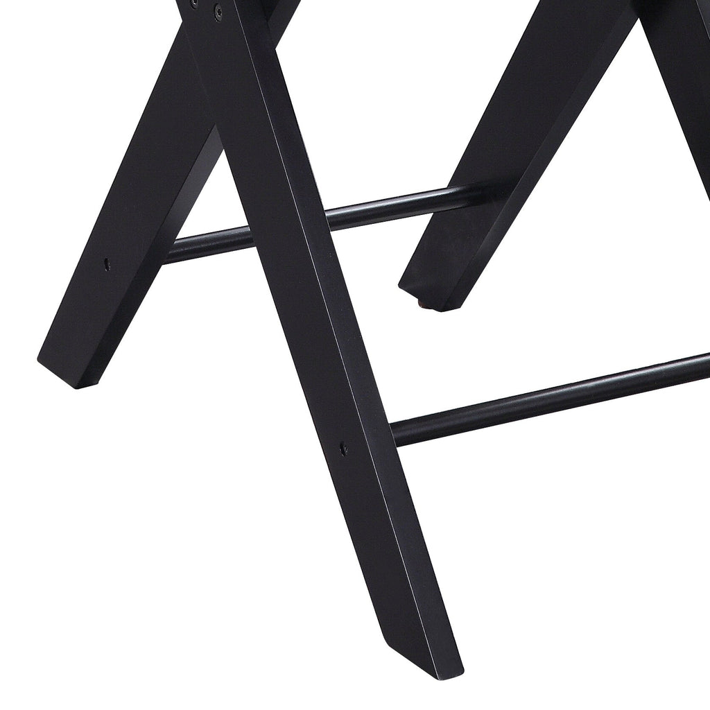 Fierce Accent Table with Built-in USB Port - Burgundy