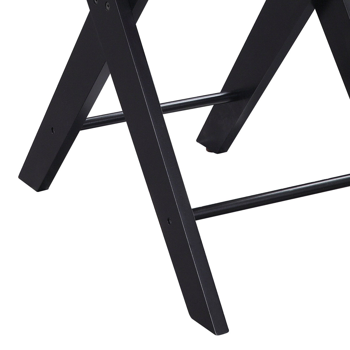 Fierce Accent Table with Built-in USB Port - Burgundy
