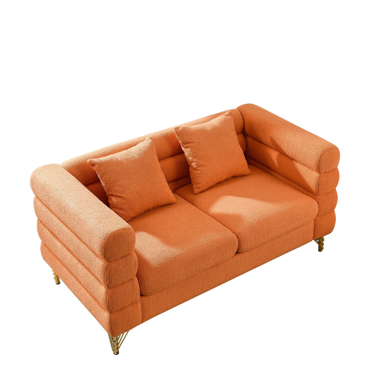Streamline Sectional Sofa with Art Deco Design - Multiple Colors