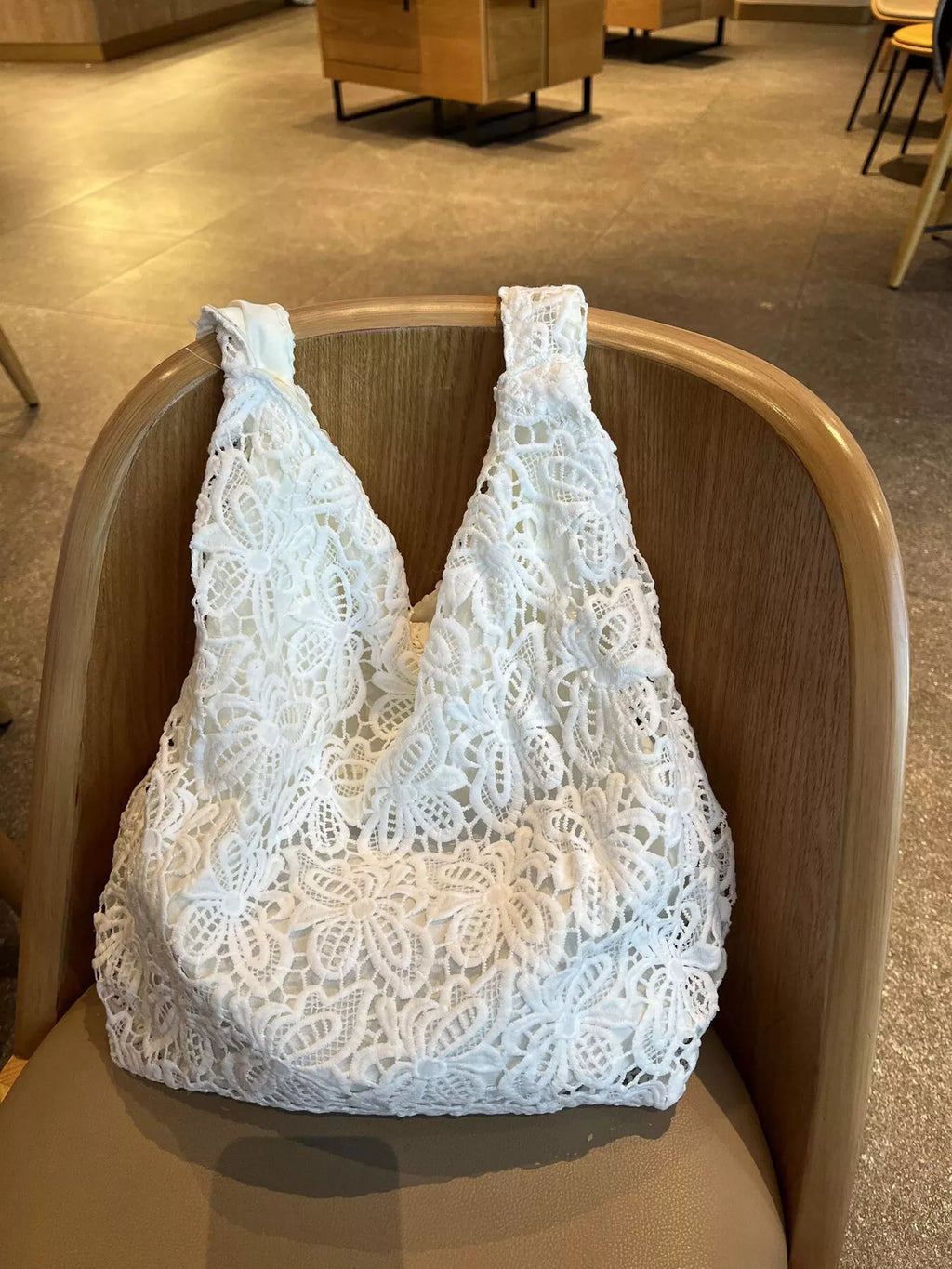 Floral Lace Handbag