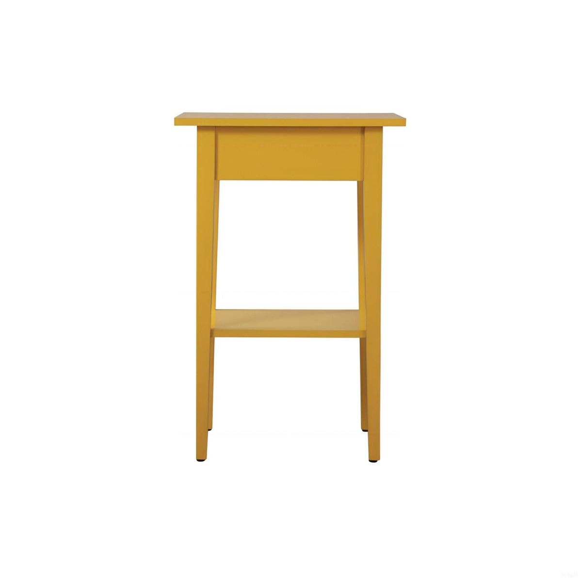 Wood Nightstand with Drawer and Shelf - Multiple Colors
