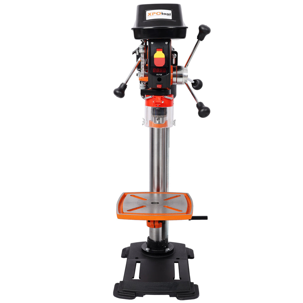 12" Swing Benchtop Drill Press with Laser & Digital Meter - Steel