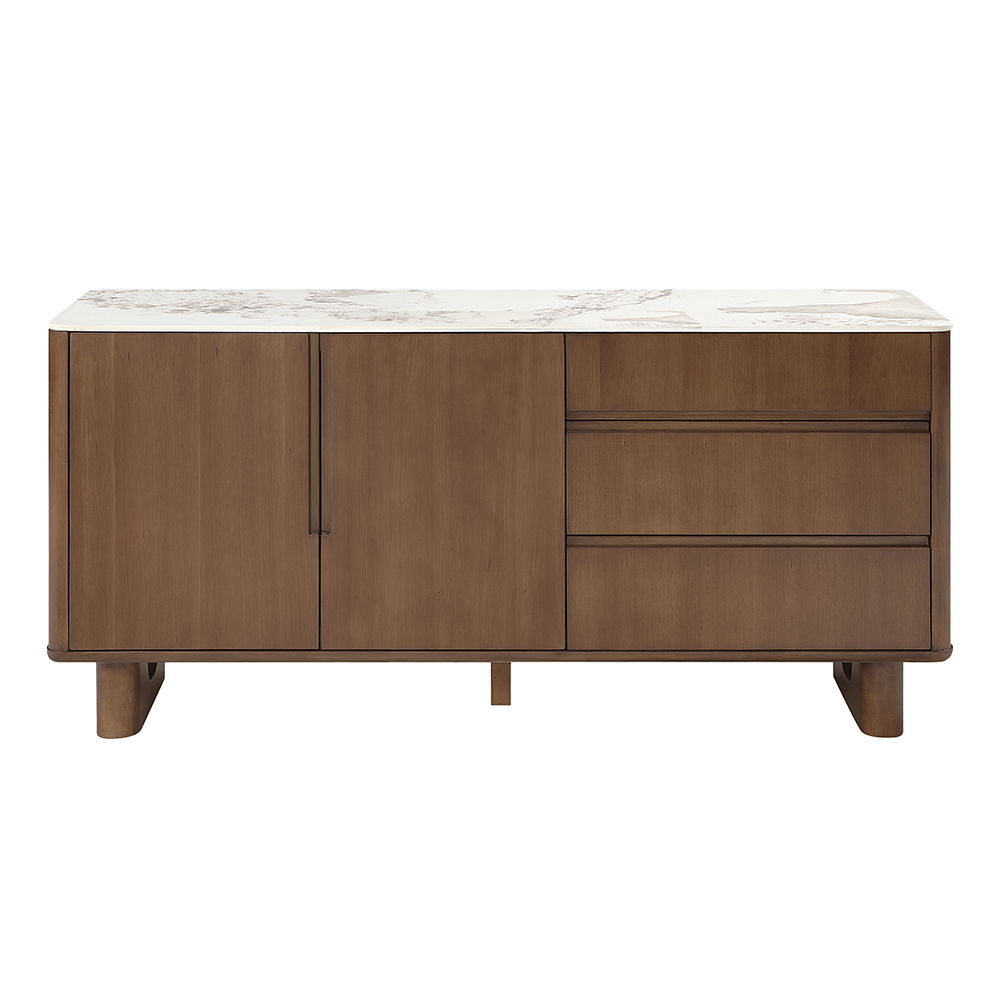 Harvey - Server With Ceramic Top - Walnut
