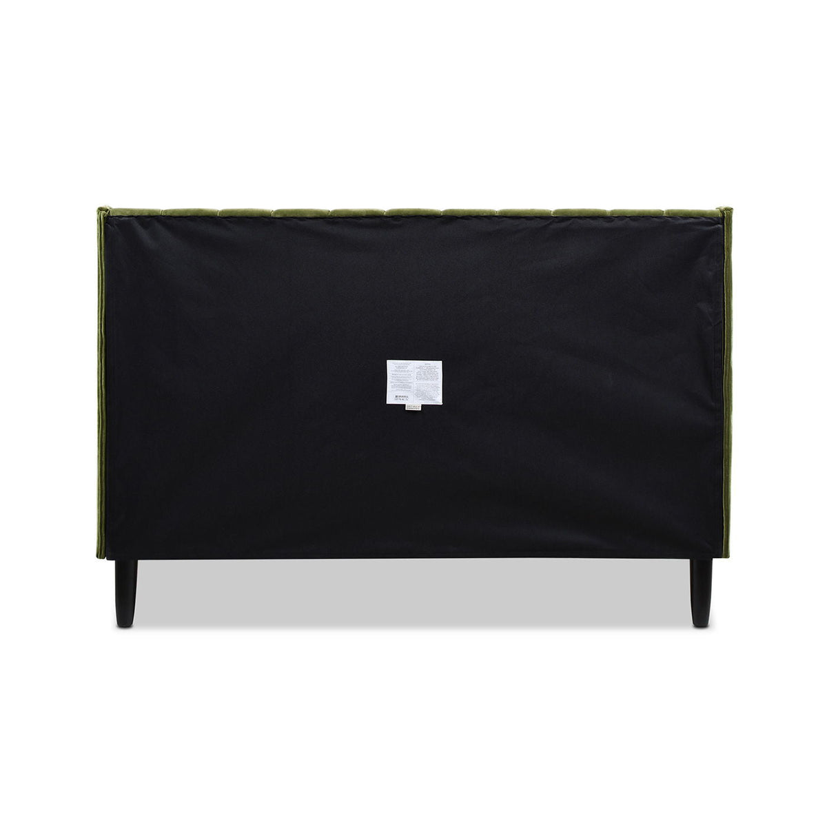 Vertical Tufted Modern Headboard Platform Bed Set with Upholstered Finish - Multiple Colors