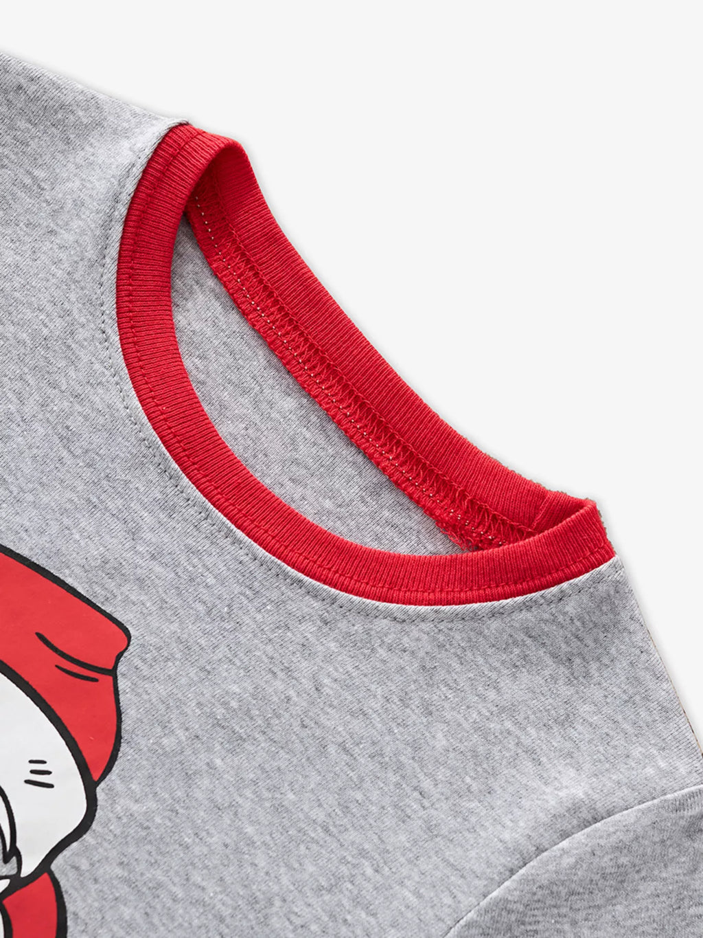 Children's Santa Round Neck Pajama Set