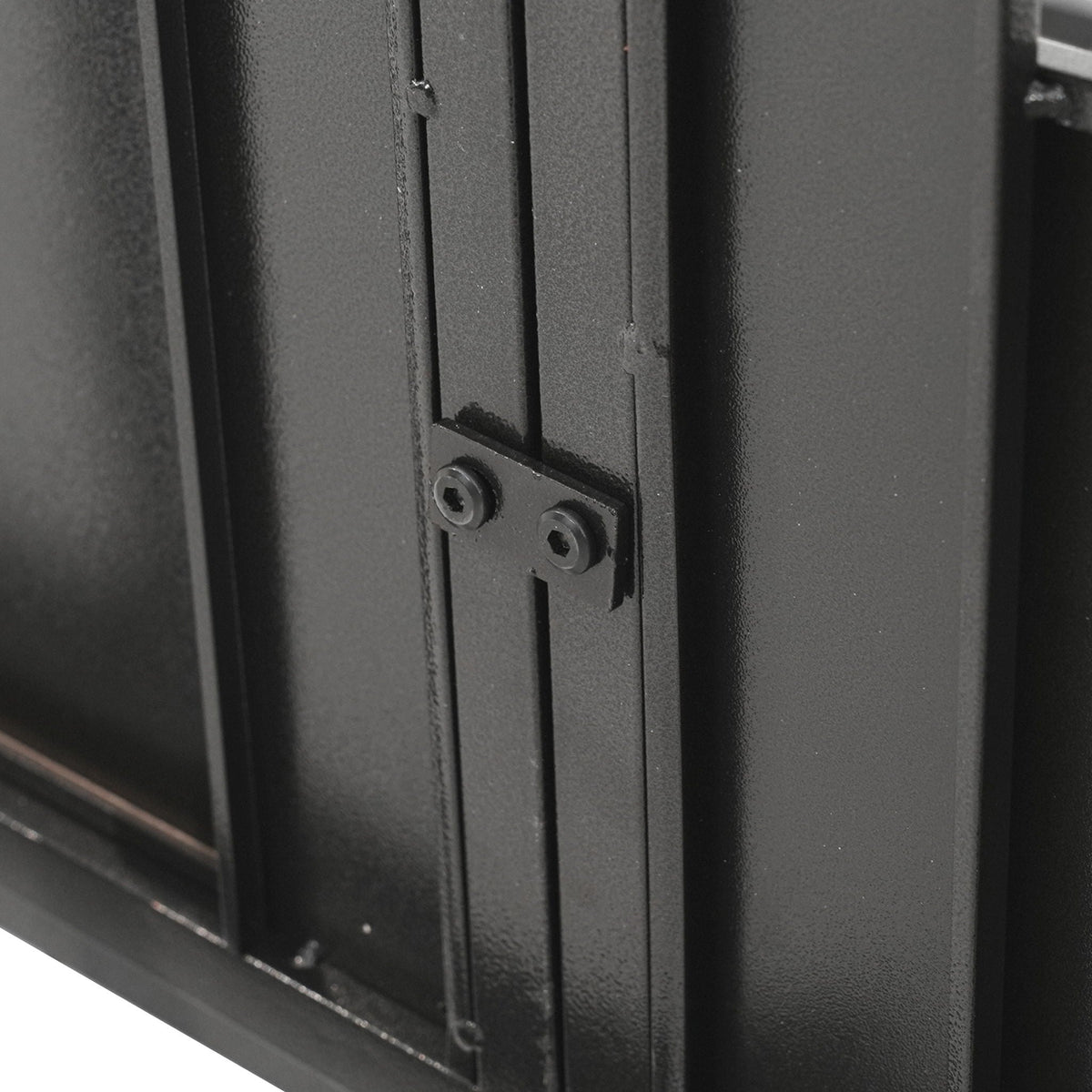 Extra Large Heavy Duty Dog Crate with Removable Pans - Black