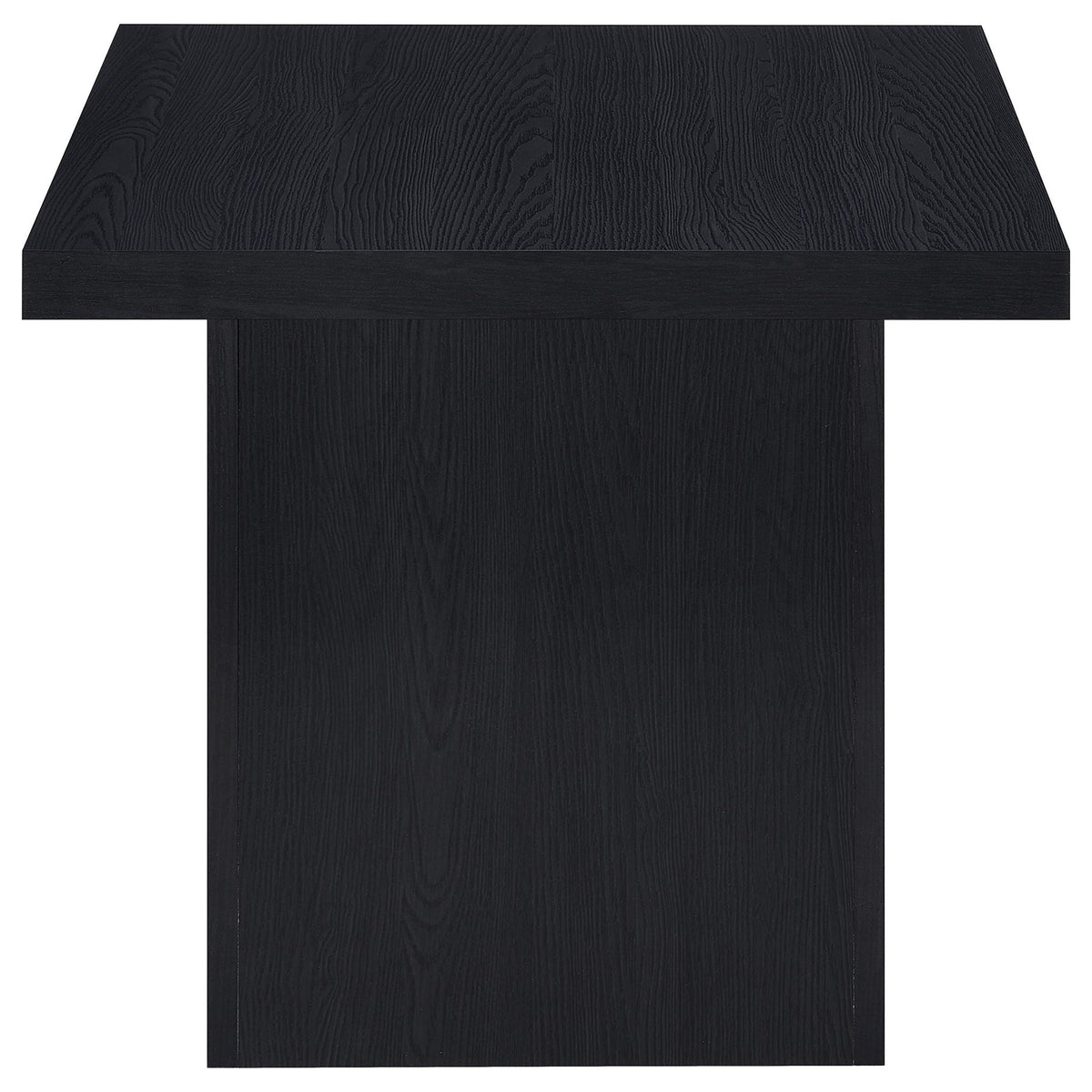 Exeter Square End Table with Laminate Veneer - Black or Light Brown