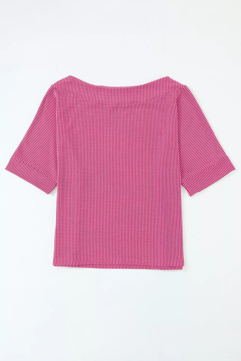 Ribbed Knit Off-Shoulder Blouse