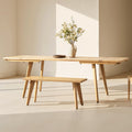 Capri 41.5" Solid Bench with Tapered Legs - Brown or Dark Brown