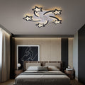 29 Inch Ceiling Fan with Dimmable LED Light and Remote Control - Acrylic